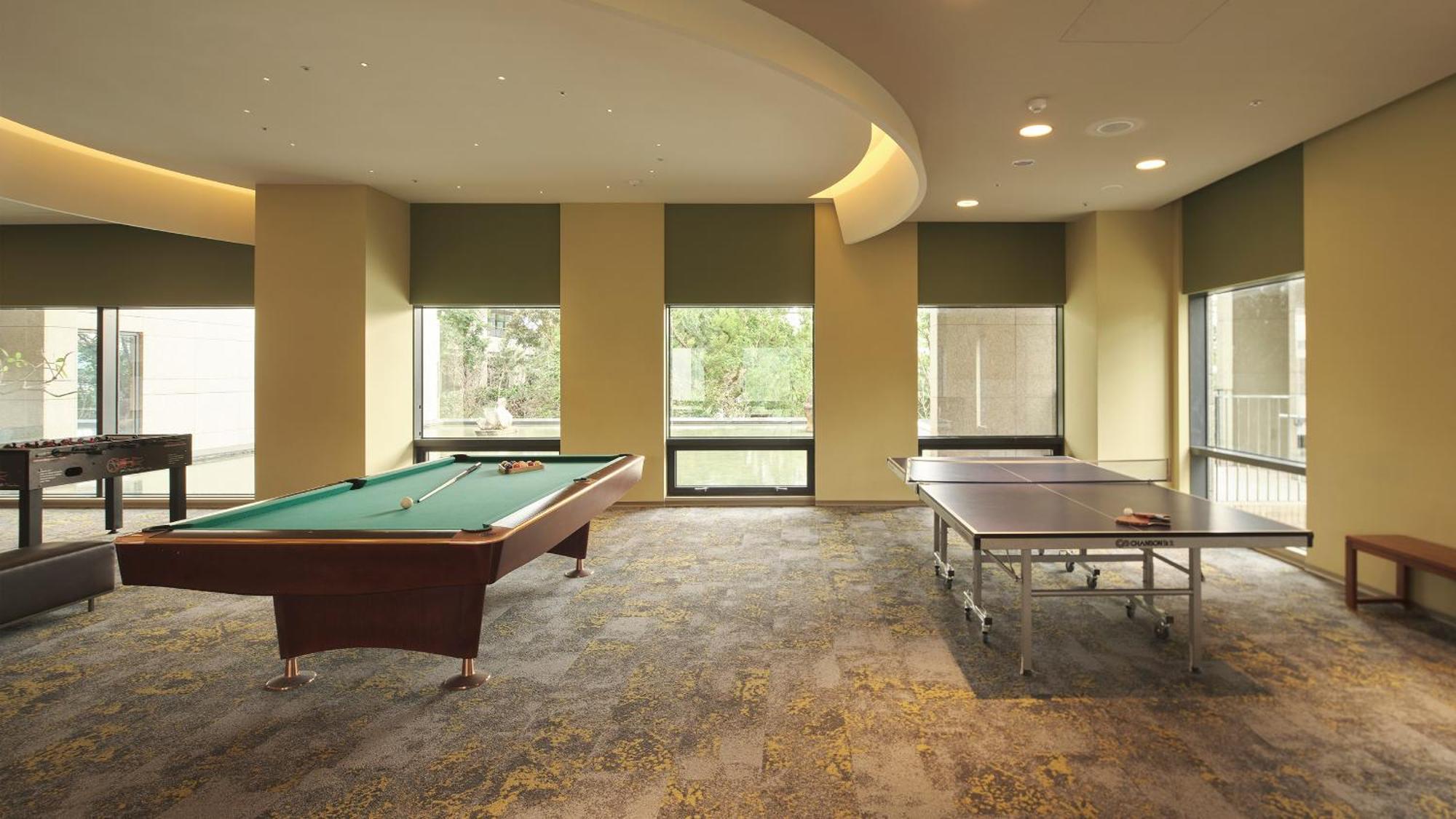 Fleur De Chine Hotel Yuchi Exteriér fotografie Recreation room